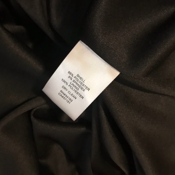 Jessica Simpson Blouson Halter Dress Black Gold 14 - Picture 7 of 7